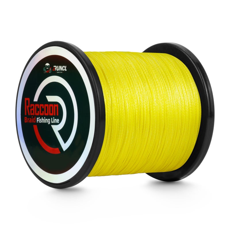 RUNCL Upgraded Braided Fishing Line, Colorfast Fishing Line Braid for Bass, Trout, Crappie, Ultra Strong Braid for Saltwater Freshwater, Abrasion Resistant, Zero Stretch, 6-80lb, 150/300/500/1000Yds - Image 1